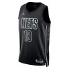 Män Brooklyn Nets Tröja Yuta Watanabe 18 Jordan 2022-23 Statement Edition Svart Swingman